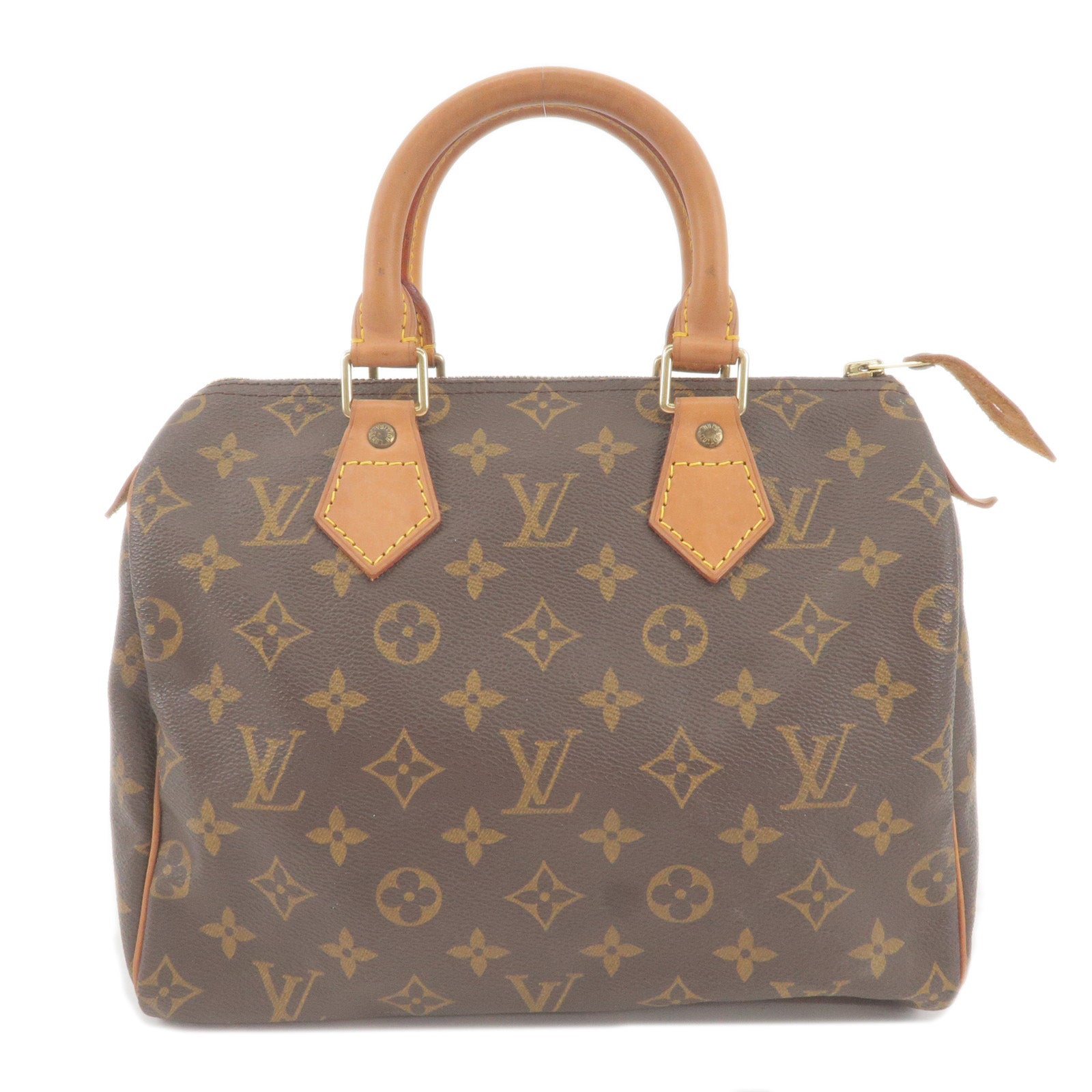 Louis Vuitton Monogram Speedy 25 Hand Bag Boston Bag M41528