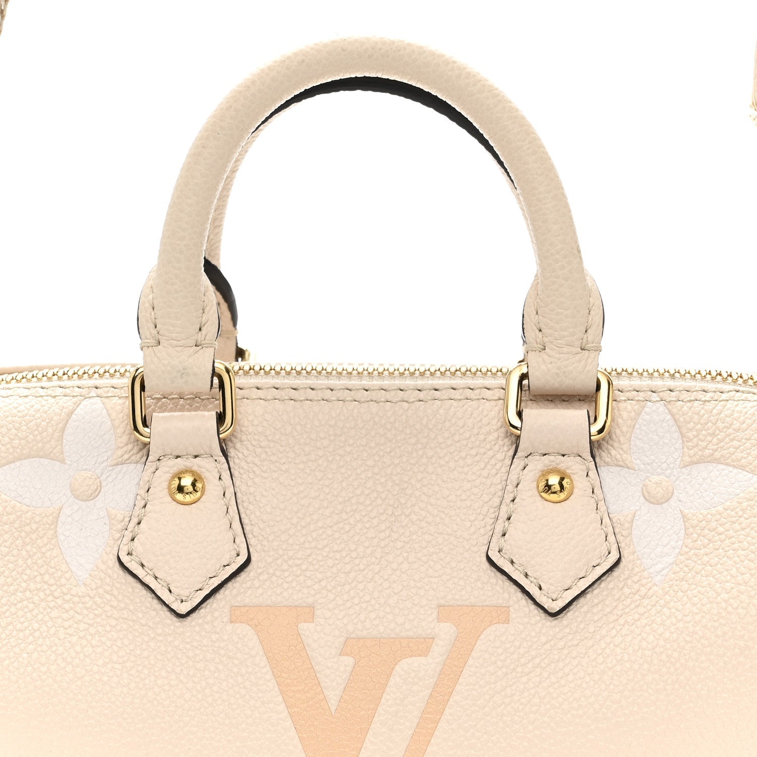 Louis Vuitton Empreinte Monogram Giant By The Pool Papillon BB Cream Saffron