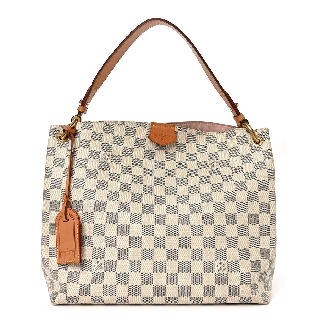 Louis Vuitton Damier Azur Graceful PM Rose Ballerine
