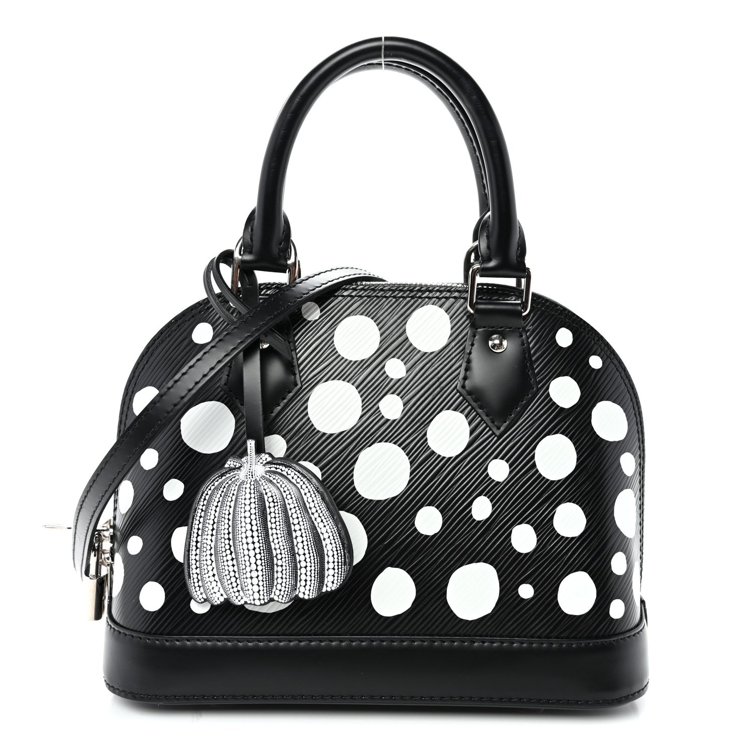 Louis Vuitton X YK Epi Alma BB Black White