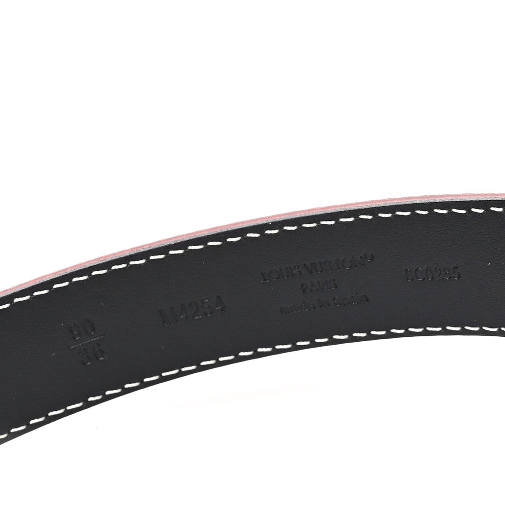 Louis Vuitton LV Dust 25mm Belt 90 36 Cognac Brown