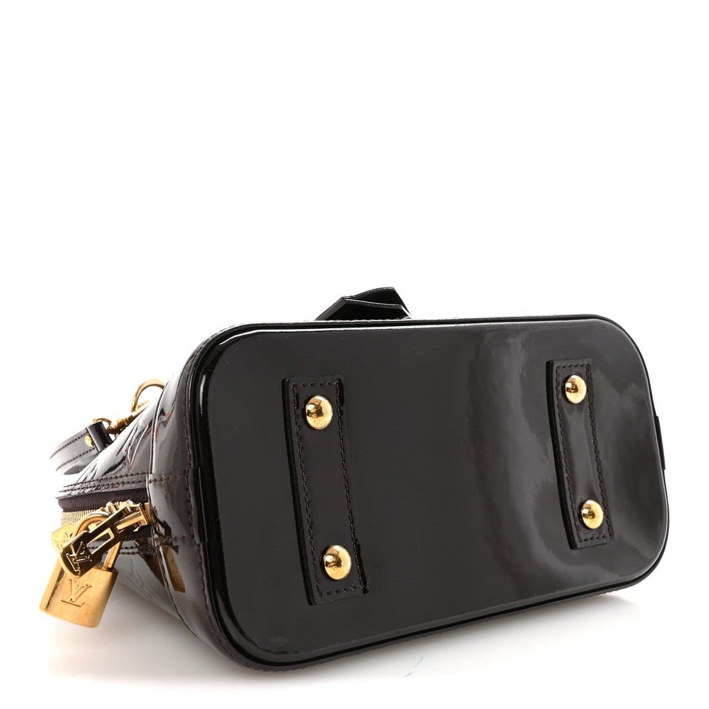 Louis Vuitton Vernis Alma BB Amarante
