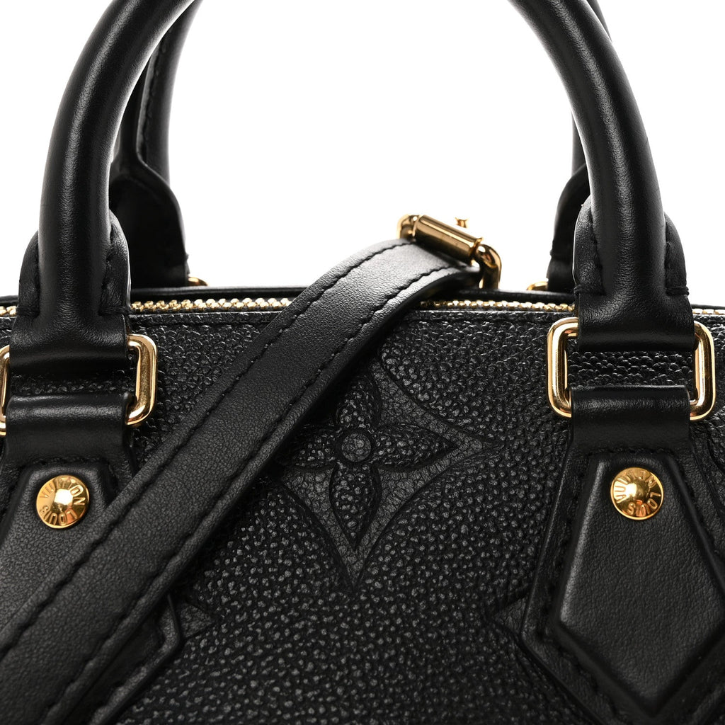 Louis Vuitton Empreinte Monogram Giant Speedy Bandouliere 20 Black