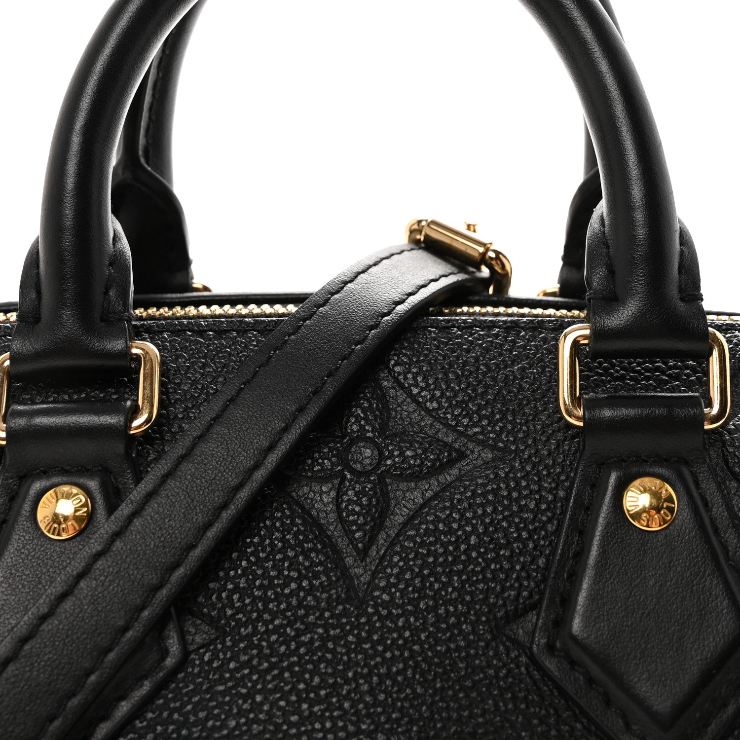 Louis Vuitton Empreinte Monogram Giant Speedy Bandouliere 20 Black
