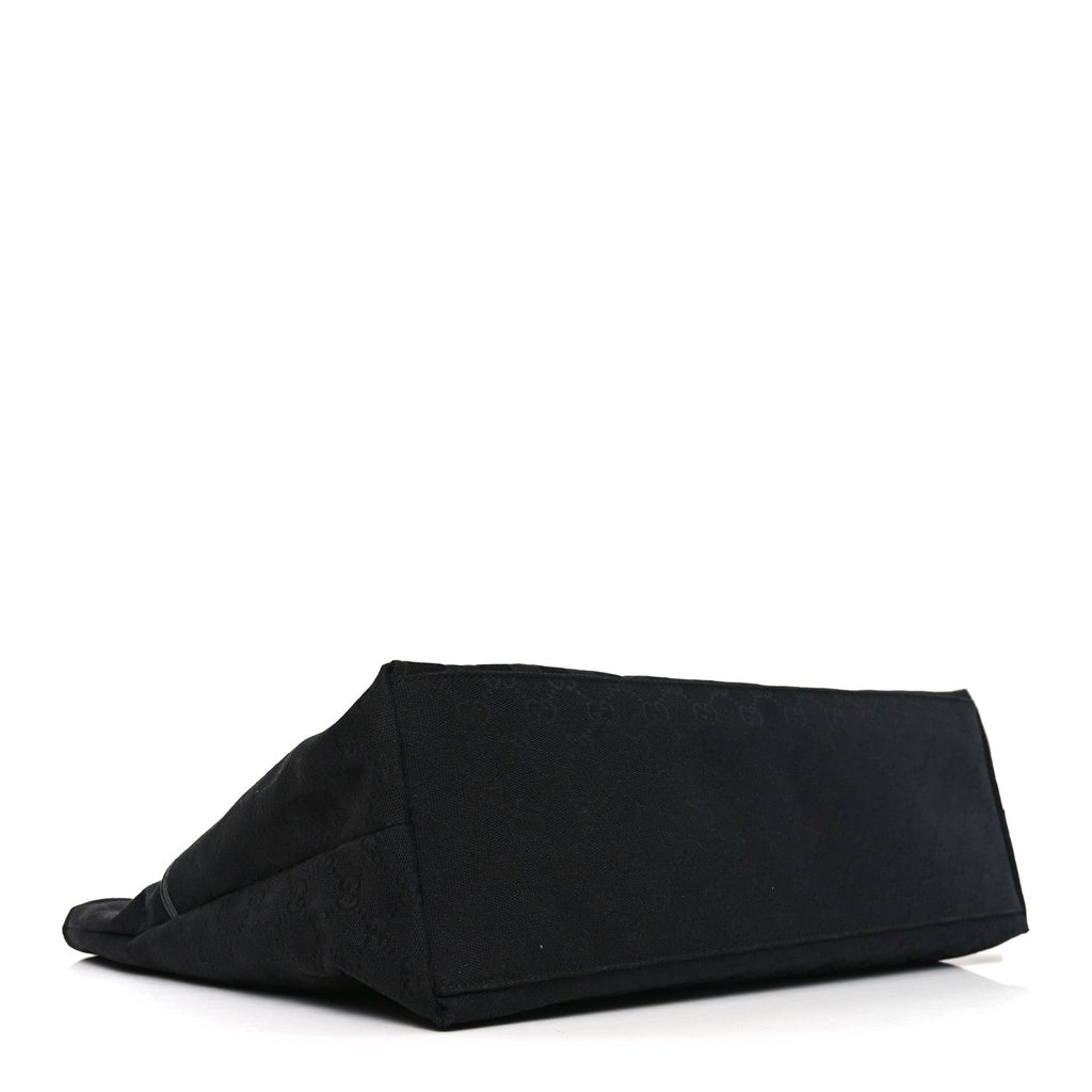 Gucci Monogram Web Large Diaper Tote Black