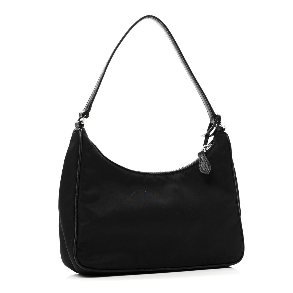 Prada Nylon Re-Edition 2005 Shoulder Bag Black