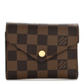 Louis Vuitton Damier Ebene Victorine Wallet Red