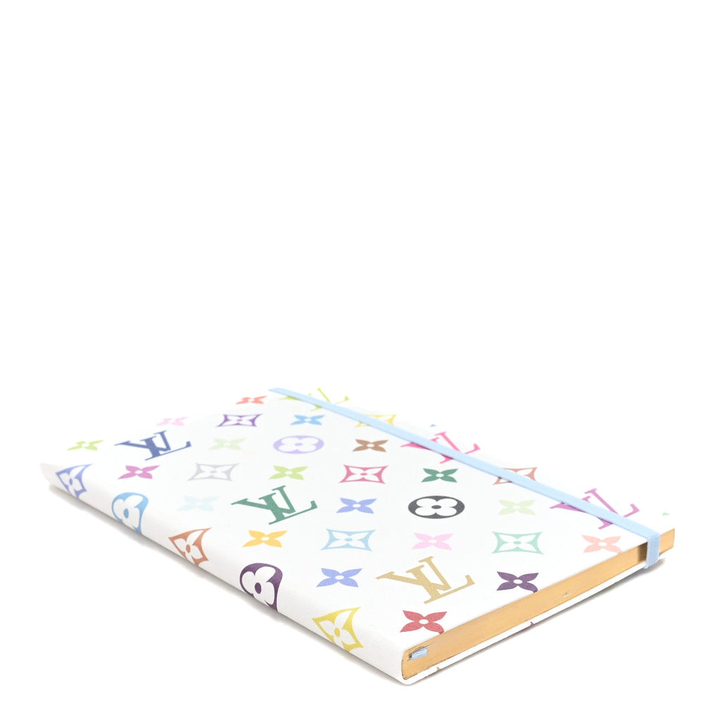 Louis Vuitton LV x TM Monogram Multicolor Jane Notebook MM White