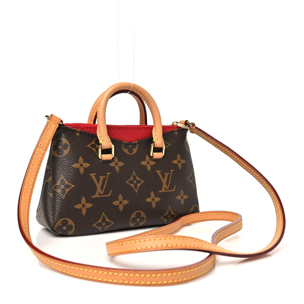 Louis Vuitton Monogram Nano Pallas Cherry