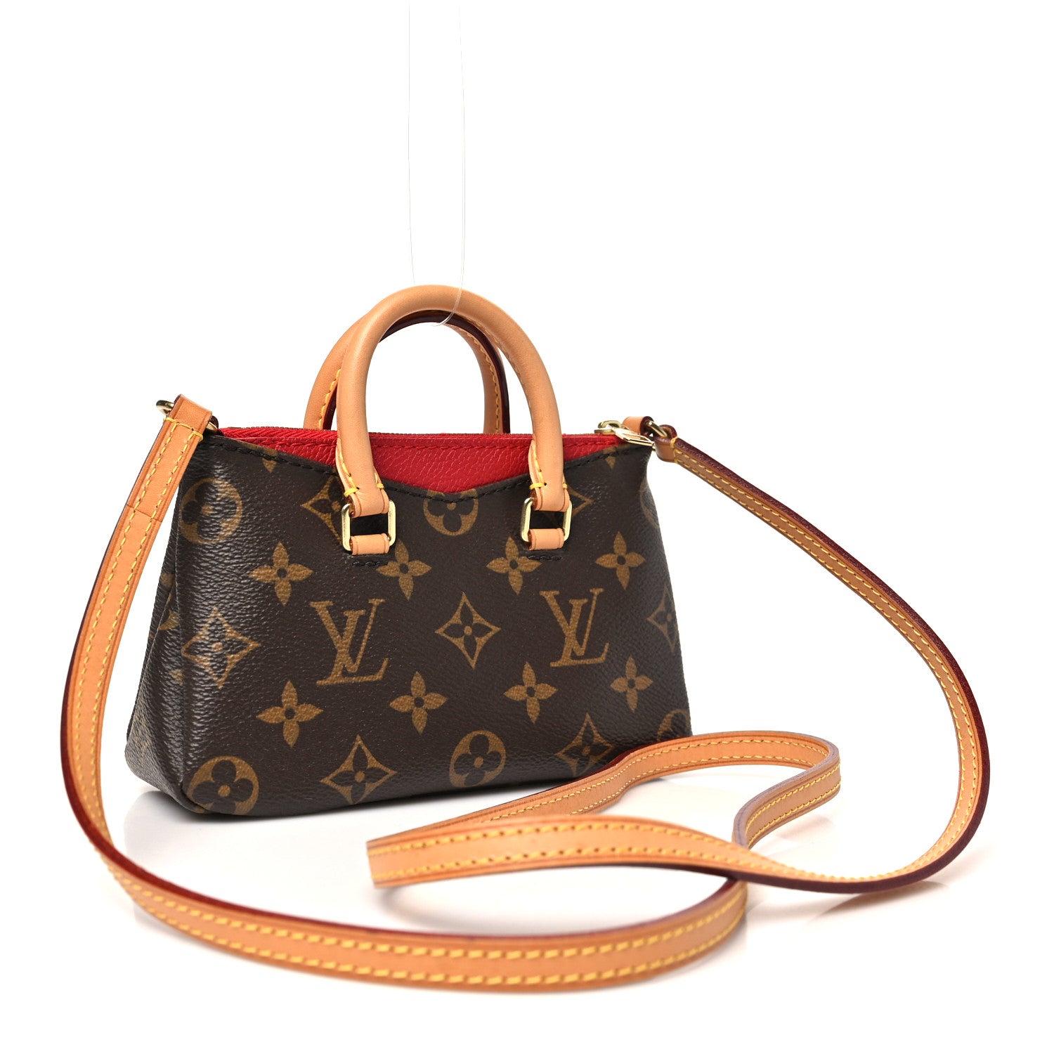Louis Vuitton Monogram Nano Pallas Cherry
