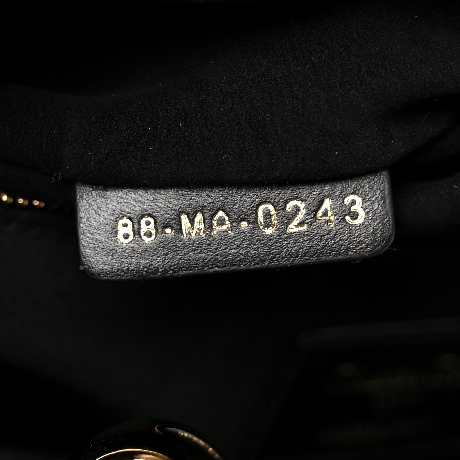 Christian Dior Lambskin Cannage Medium Lady Dior Black