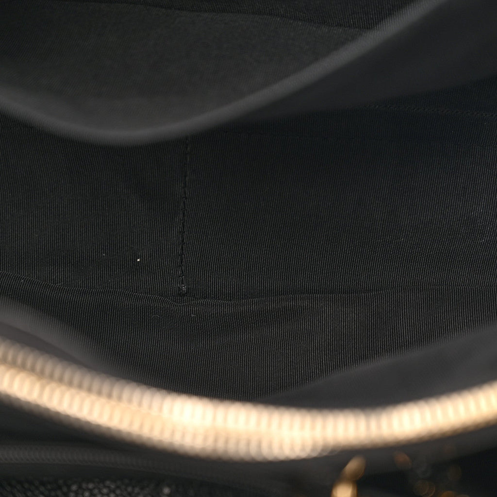 Chanel Caviar Quilted Grand Shopping Tote GST Black