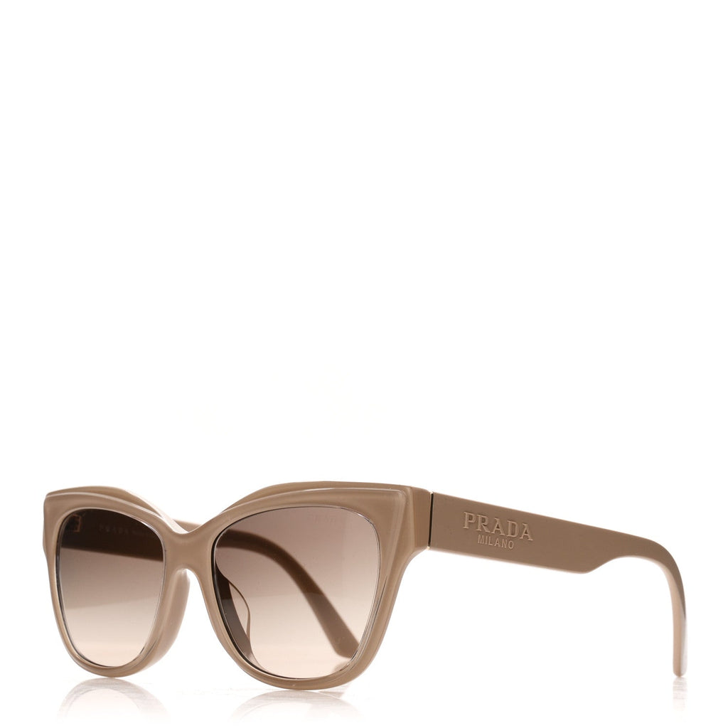 Prada Acetate Cat Eye Sunglasses SPR 23X Beige