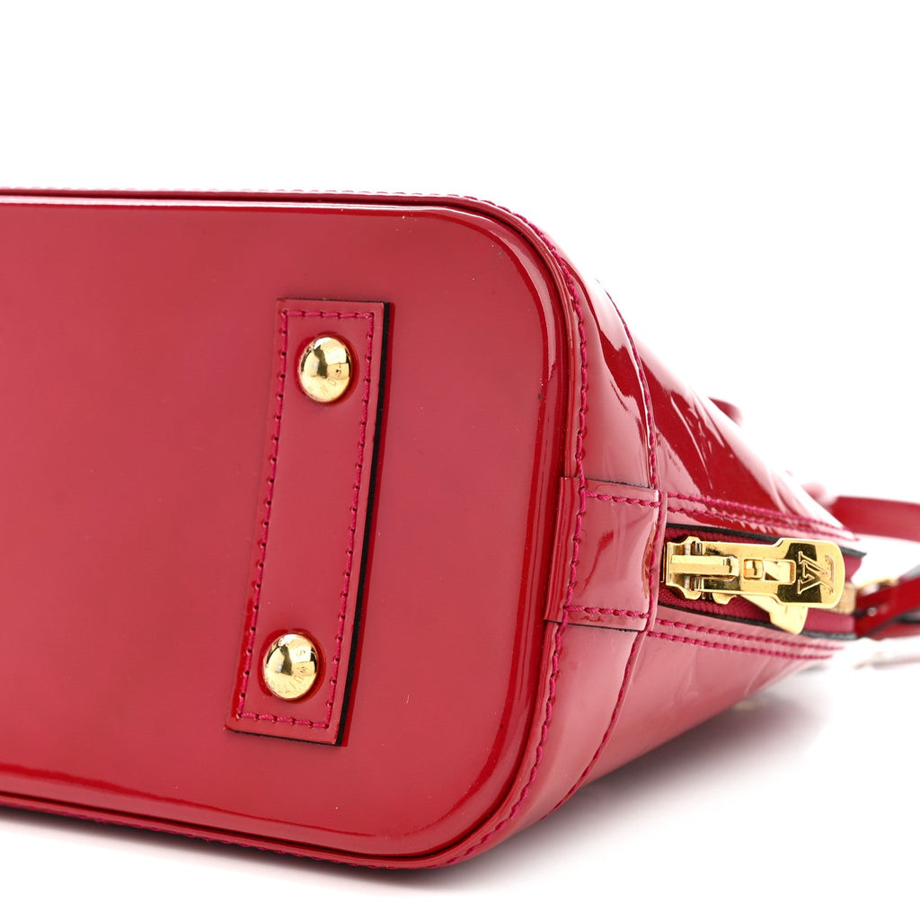 Louis Vuitton Vernis Alma BB Rose Indien