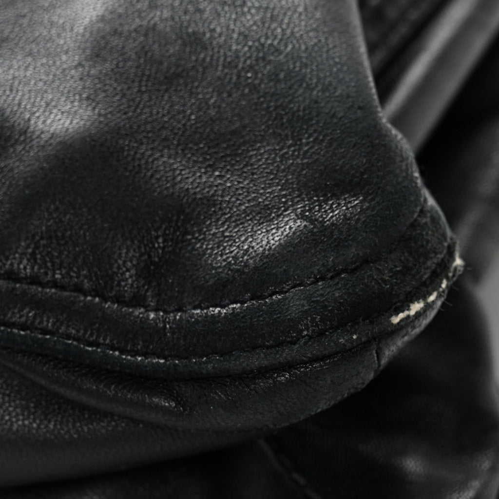 Prada Nappa Pocket Satchel Black