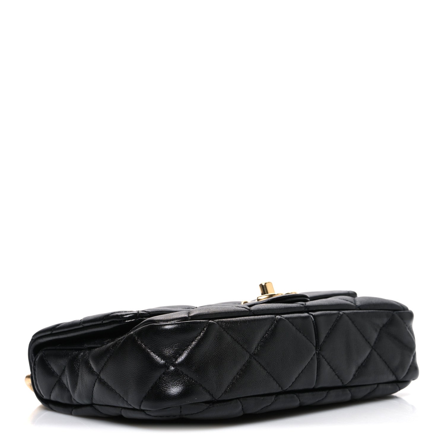 Chanel Lambskin Quilted Small Funky Town Flap Black