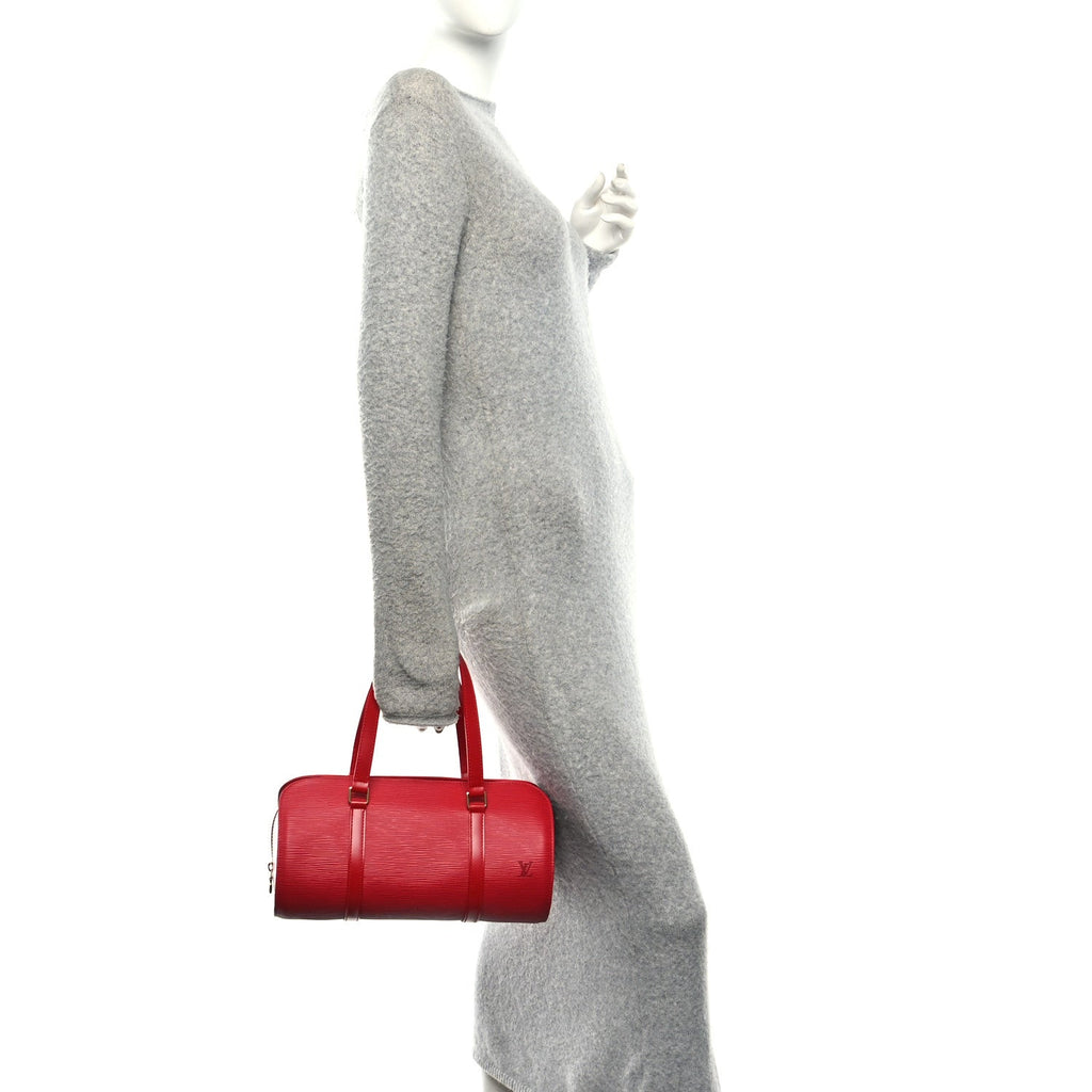 Louis Vuitton Epi Soufflot Castillan Red