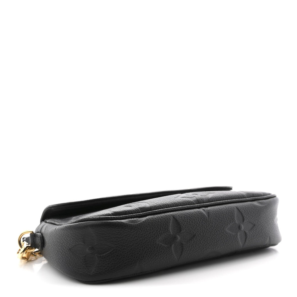 Louis Vuitton Empreinte Monogram Giant Ivy Wallet On Chain Black