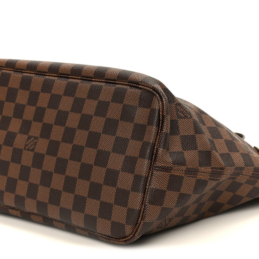 Louis Vuitton Damier Ebene Neo Neverfull MM Rose Ballerine