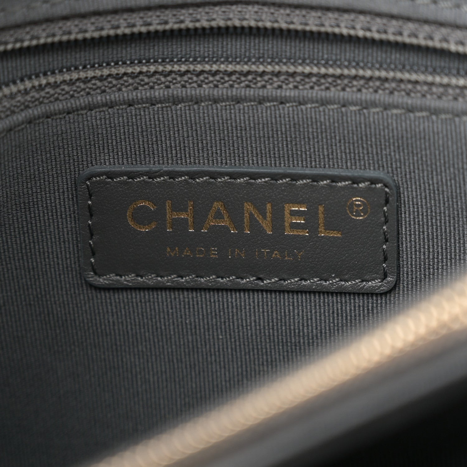 Chanel Caviar Quilted Bracelet On Chain Flap Dark Grey