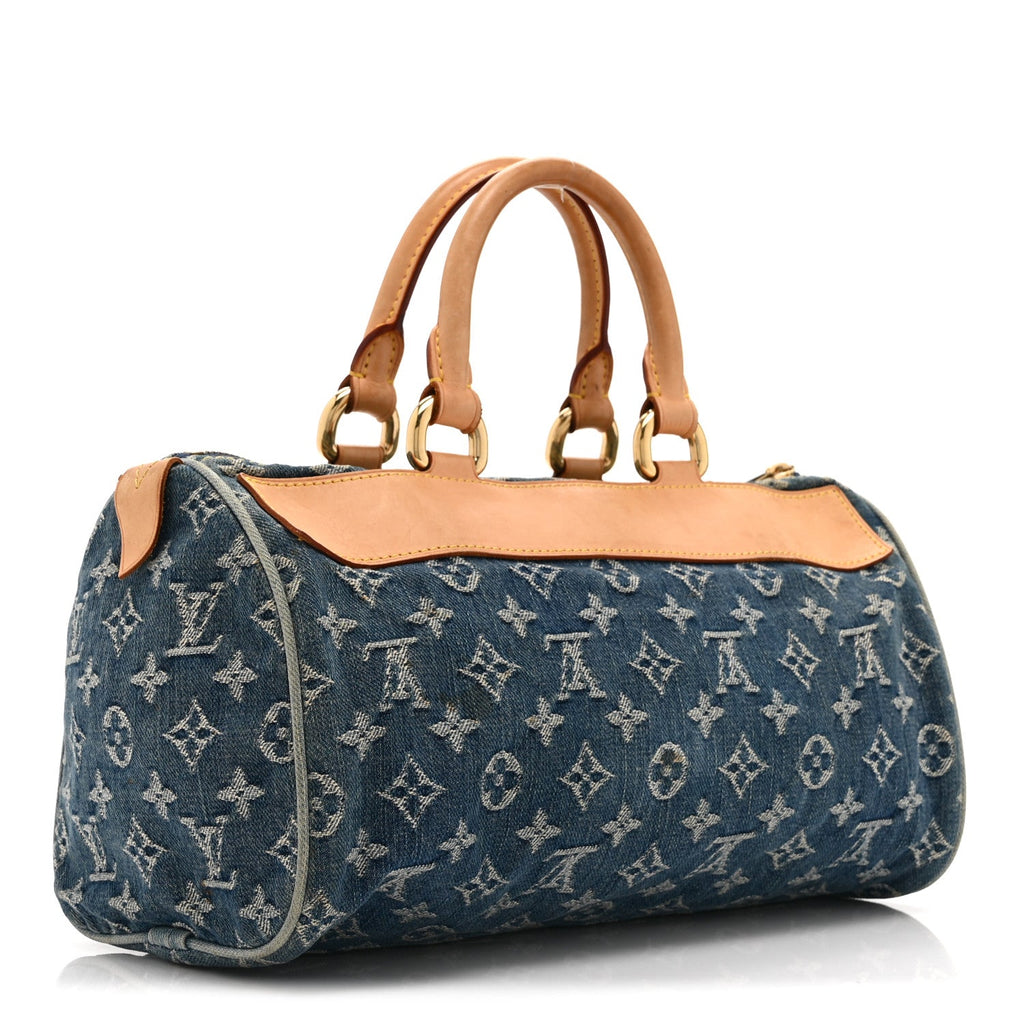 Louis Vuitton Monogram Denim Neo Speedy Blue