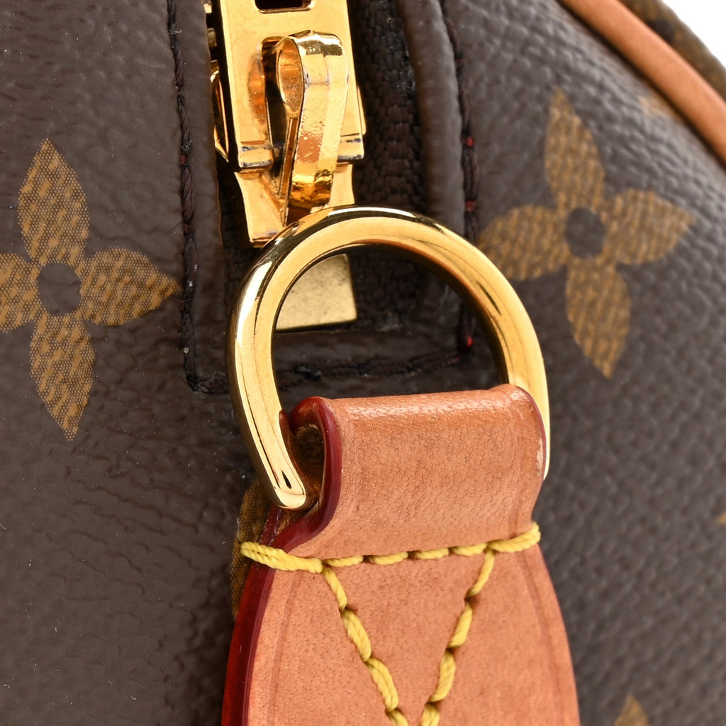 Louis Vuitton Monogram Speedy Bandouliere 20 Beige
