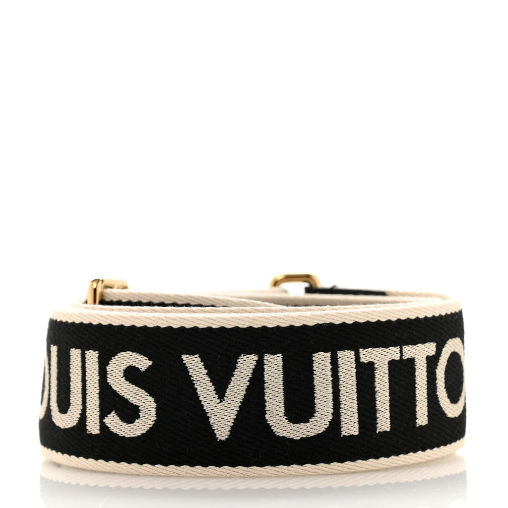 Louis Vuitton Jacquard Diane Shoulder Strap Black Ivory