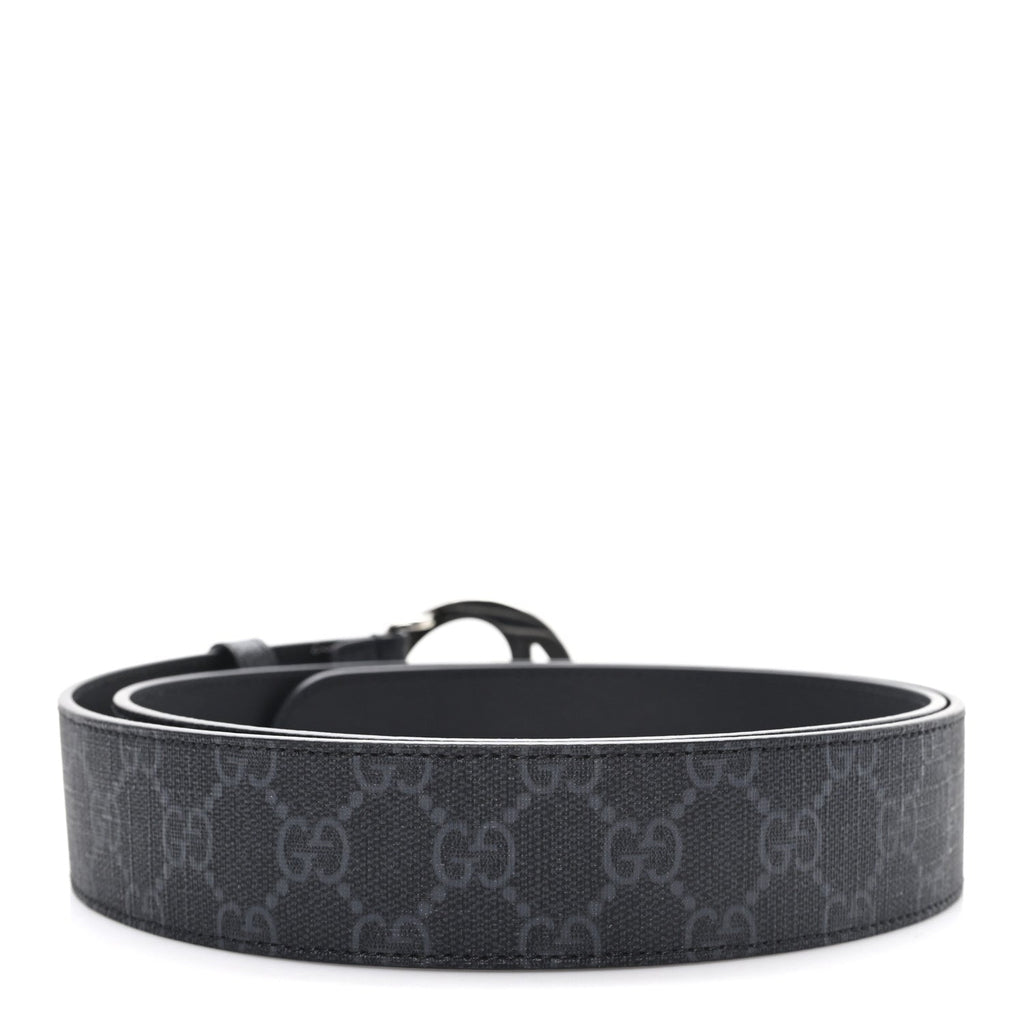 Gucci GG Supreme Monogram Blondie 40mm Belt 85 34 Black