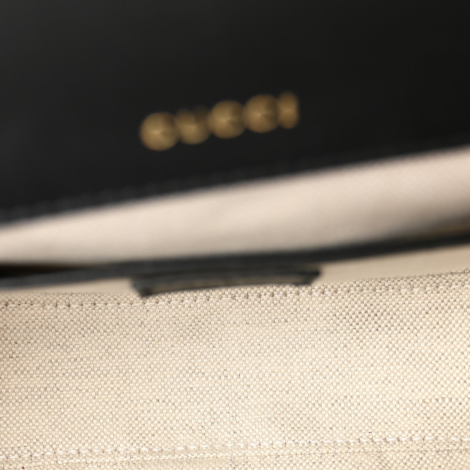 Gucci GG Supreme Monogram Horsebit 1955 Soft Small Shoulder Bag Beige Black