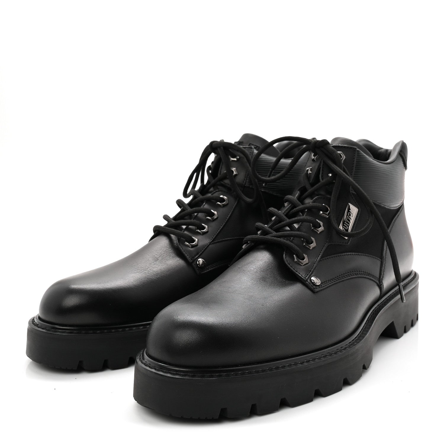 Louis Vuitton Calfskin Epi Oberkampf Ankle Boots 9.5 Black