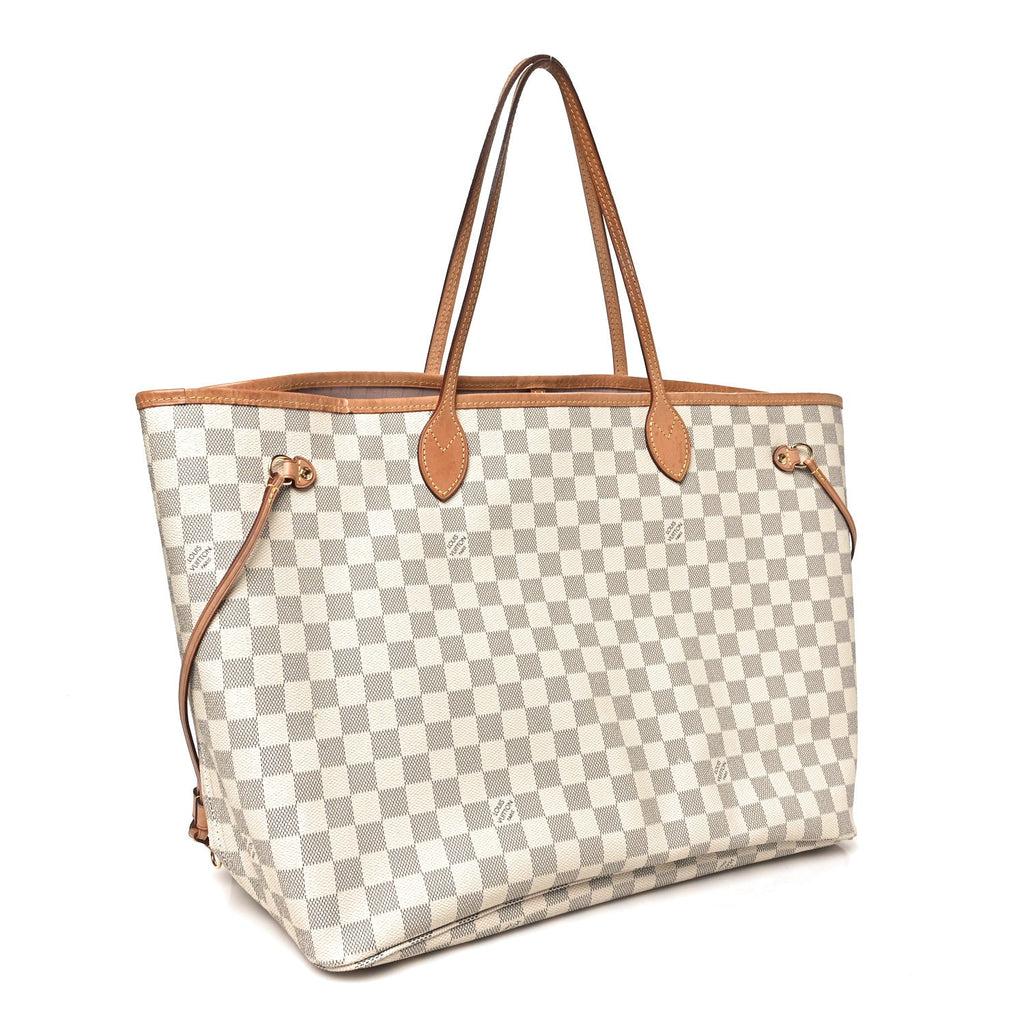 Louis Vuitton Damier Azur Neo Neverfull GM Rose Ballerine