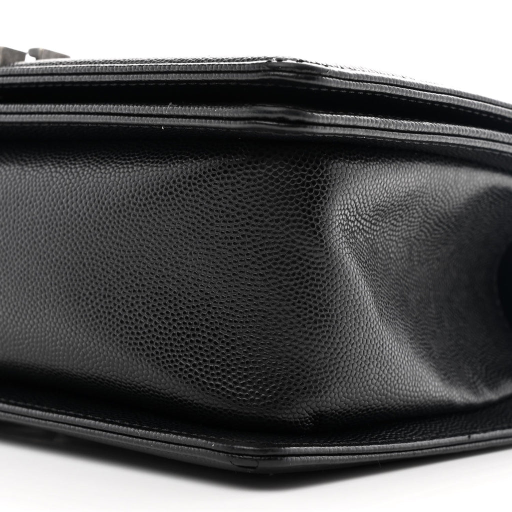 Chanel Caviar Quilted Medium Boy Flap Black