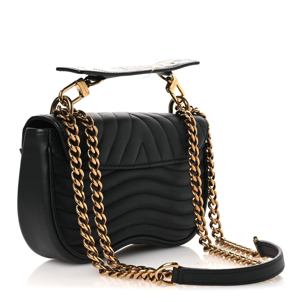 Louis Vuitton Calfskin New Wave Chain PM Black