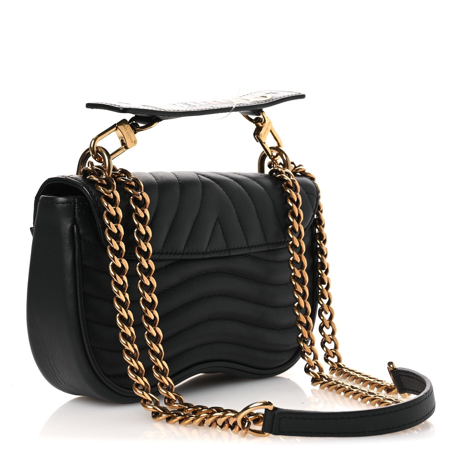 Louis Vuitton Calfskin New Wave Chain PM Black