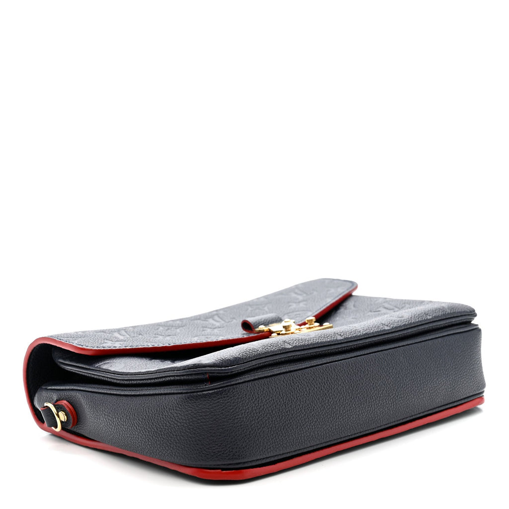 Louis Vuitton Empreinte Pochette Metis Marine Rouge