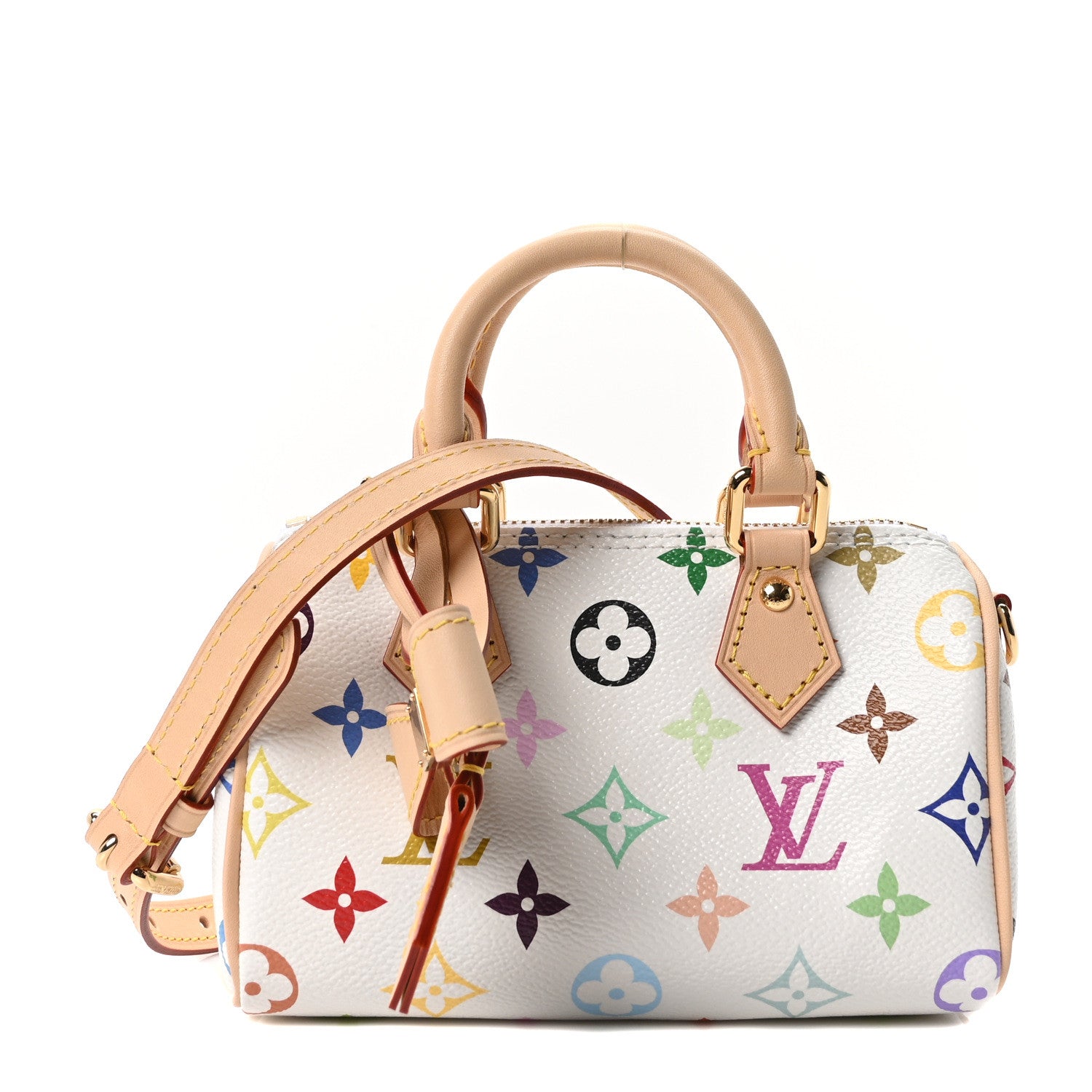 Louis Vuitton LV X TM Monogram Multicolor Nano Speedy White