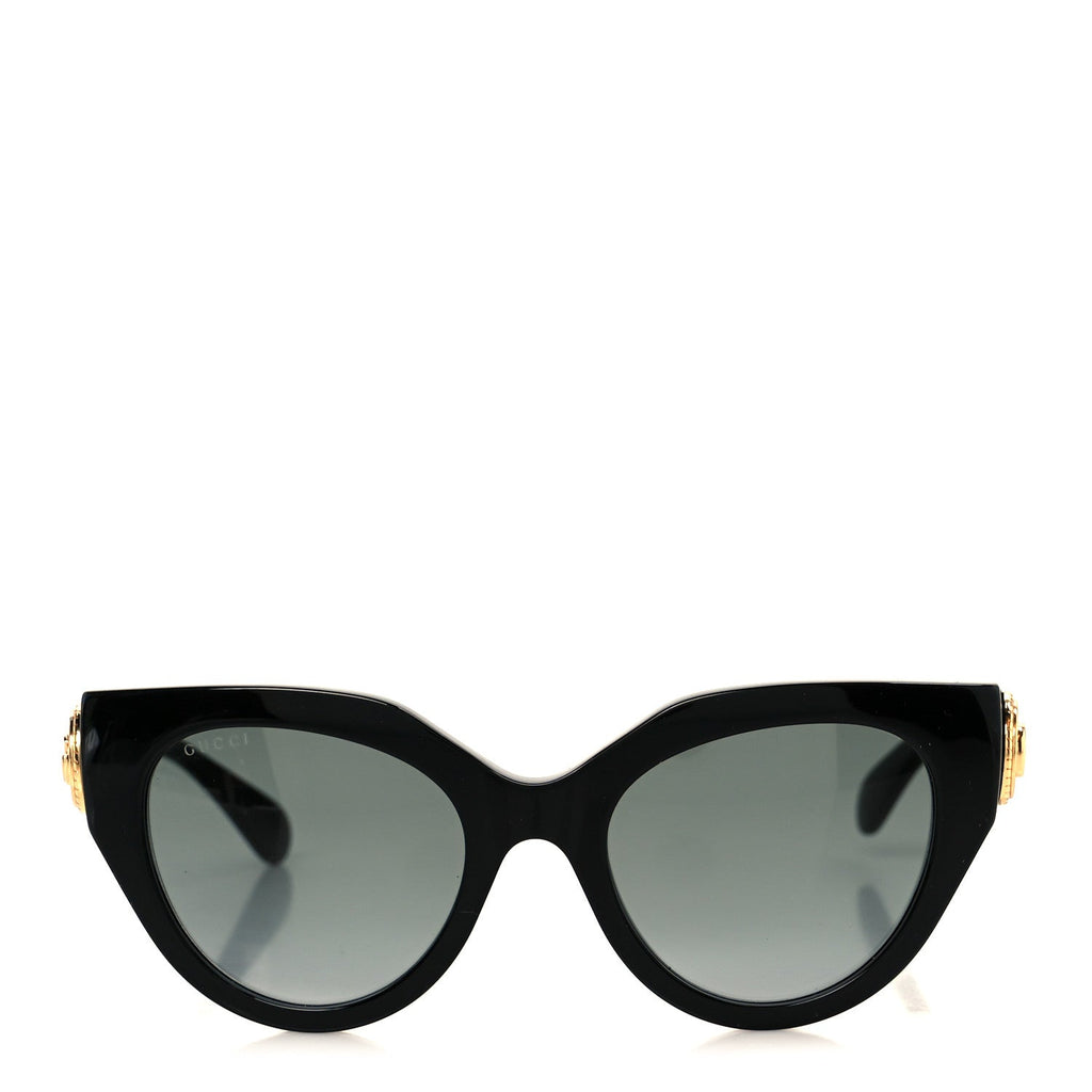Gucci Acetate Cat Eye GG1408S Sunglasses Black