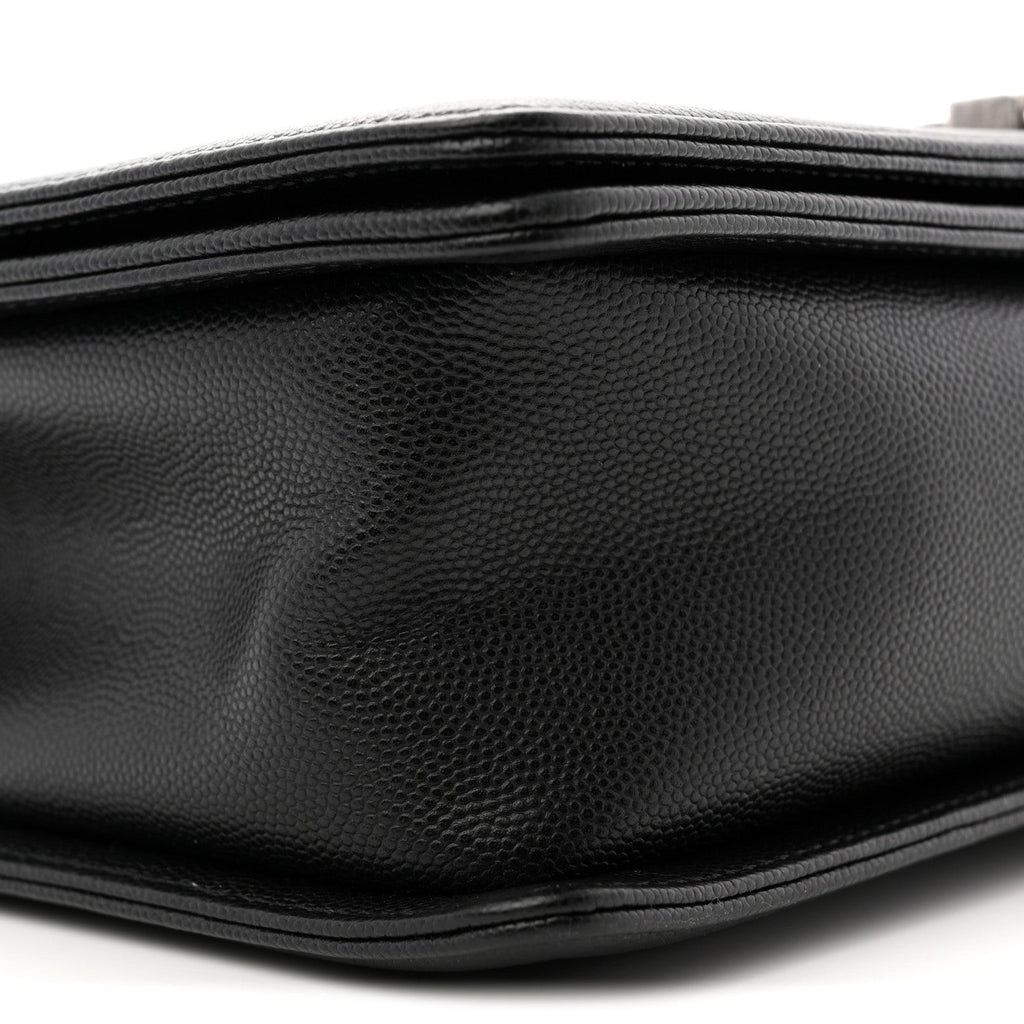Chanel Caviar Quilted New Medium Boy Flap Black
