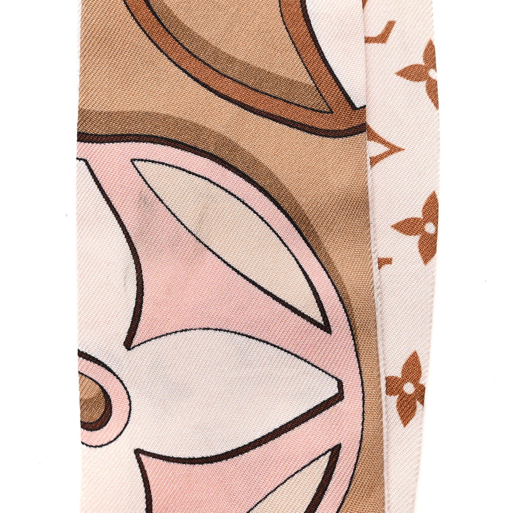 Louis Vuitton Silk Monogram LV Duality BB Bandeau Pink Beige