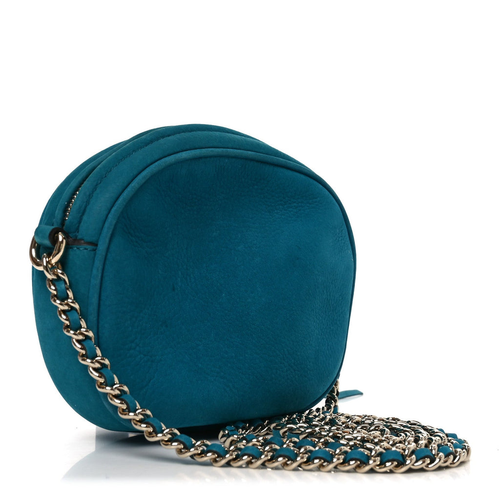 Gucci Vitello Range Mini Soho Chain Bag Deep Cobalt
