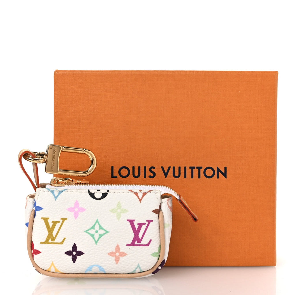 Louis Vuitton LV x TM Monogram Multicolor Micro Pochette White