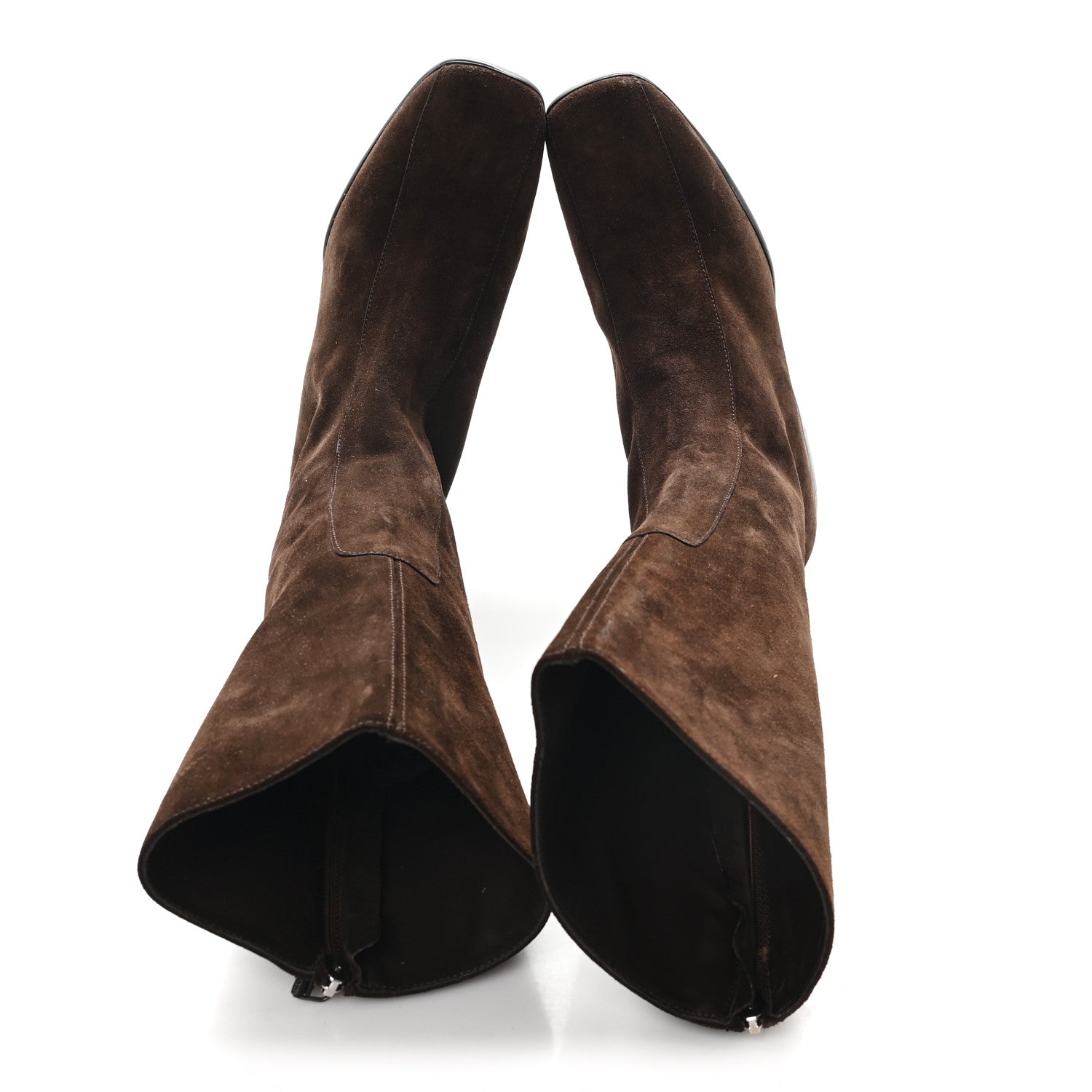 Prada Suede Boots 36.5 Brown