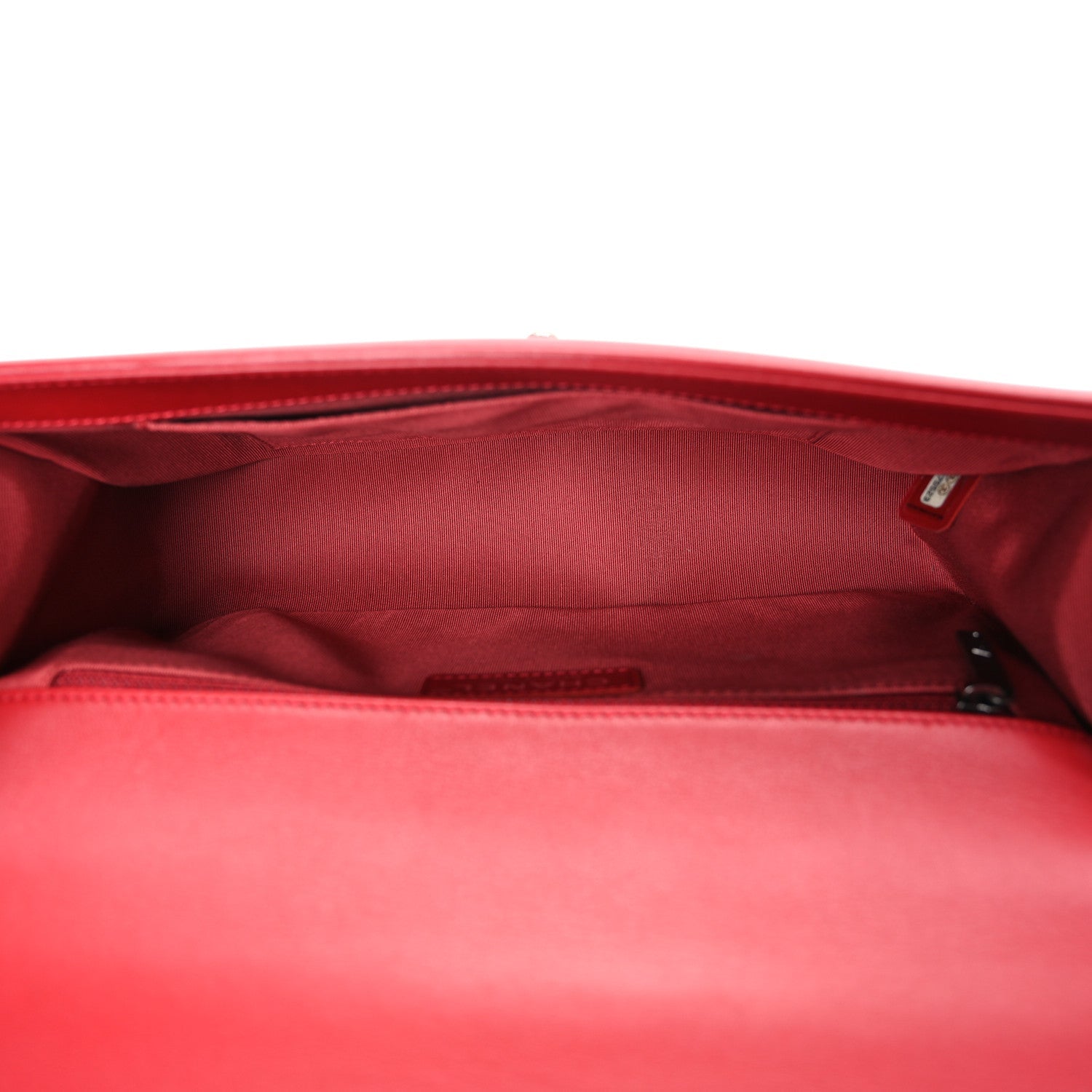 Chanel Lambskin Quilted New Medium Boy Flap Red
