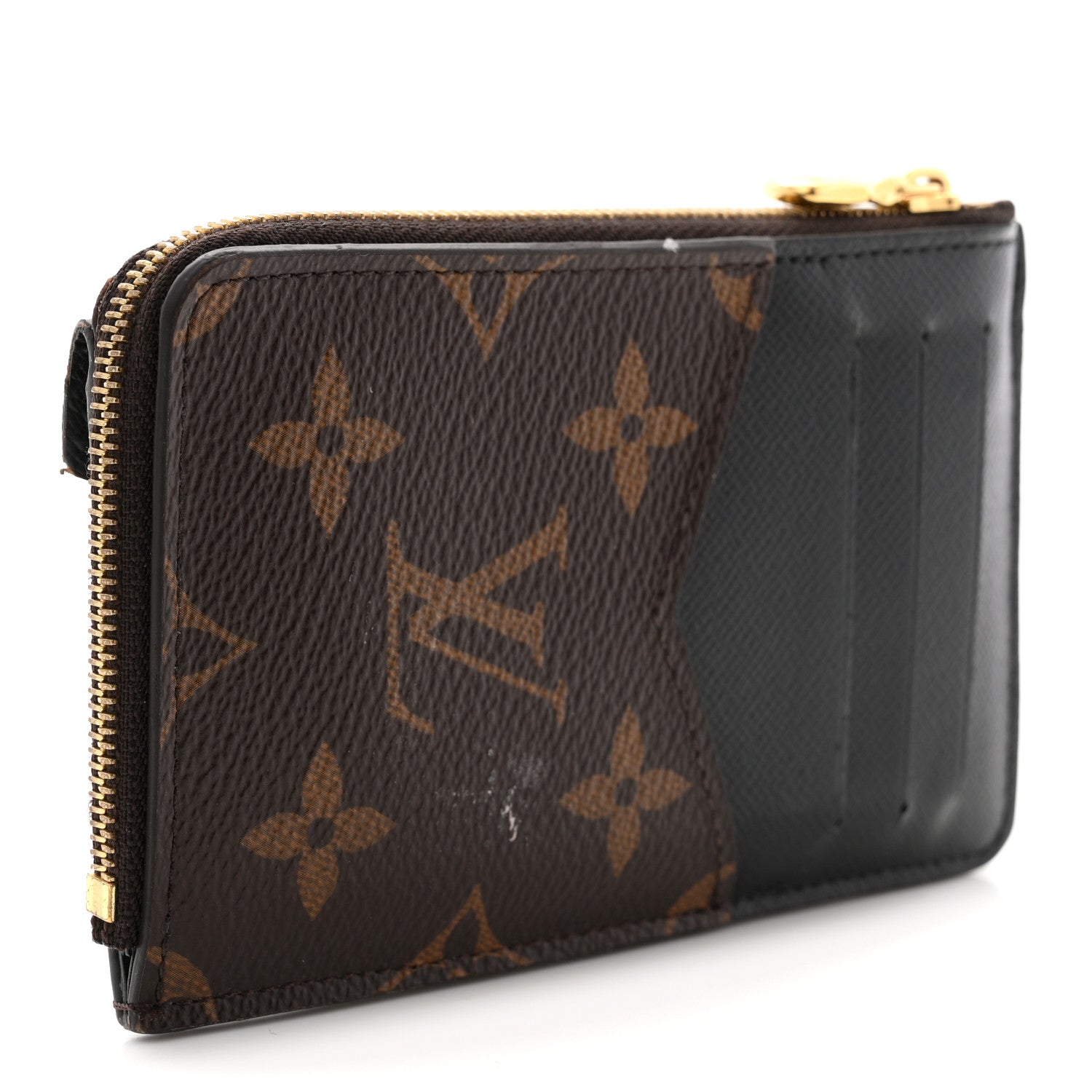 Louis Vuitton Monogram Recto Verso Card Holder Black