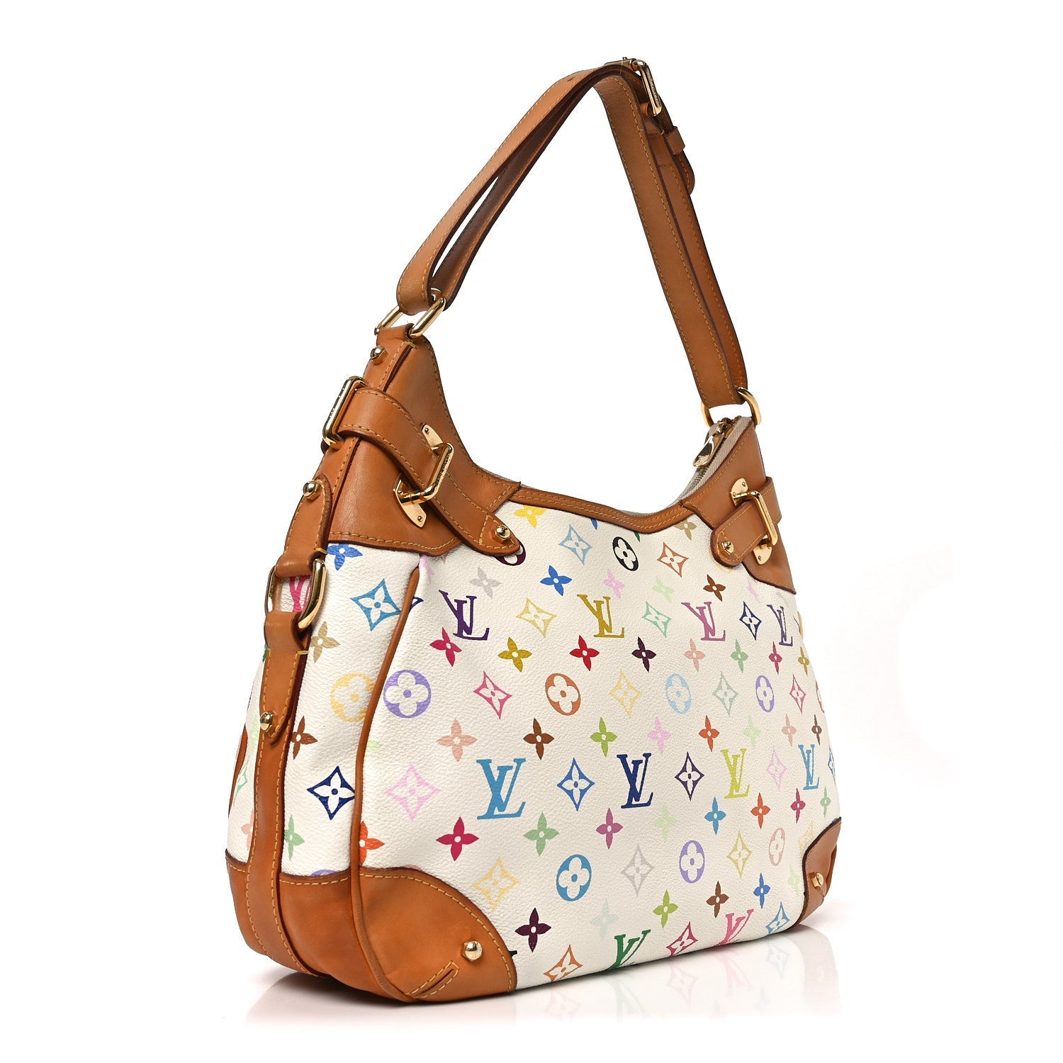 Louis Vuitton Monogram Multicolor Greta White