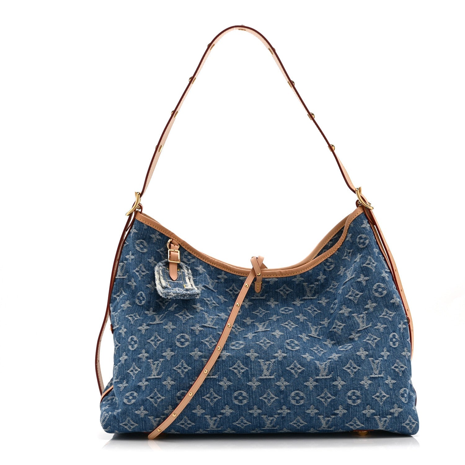 Louis Vuitton Monogram Denim CarryAll MM Blue