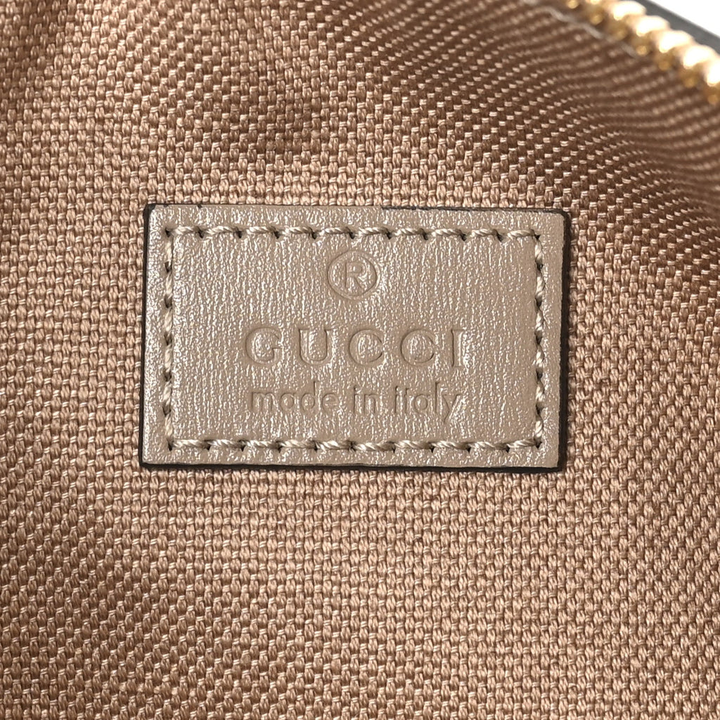 Gucci GG Shadow Monogram Ophidia Top Handle Bowler Bag Taupe