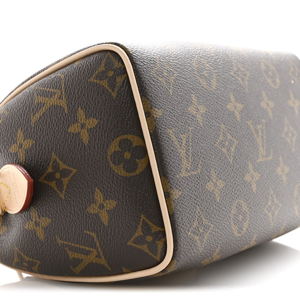 Louis Vuitton Monogram Speedy Bandouliere 20 Black