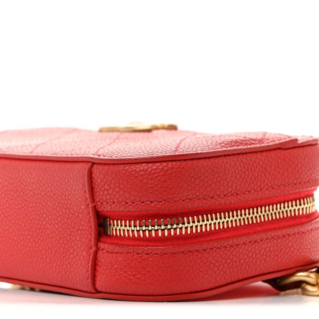Chanel Caviar Quilted Waist Bag Red