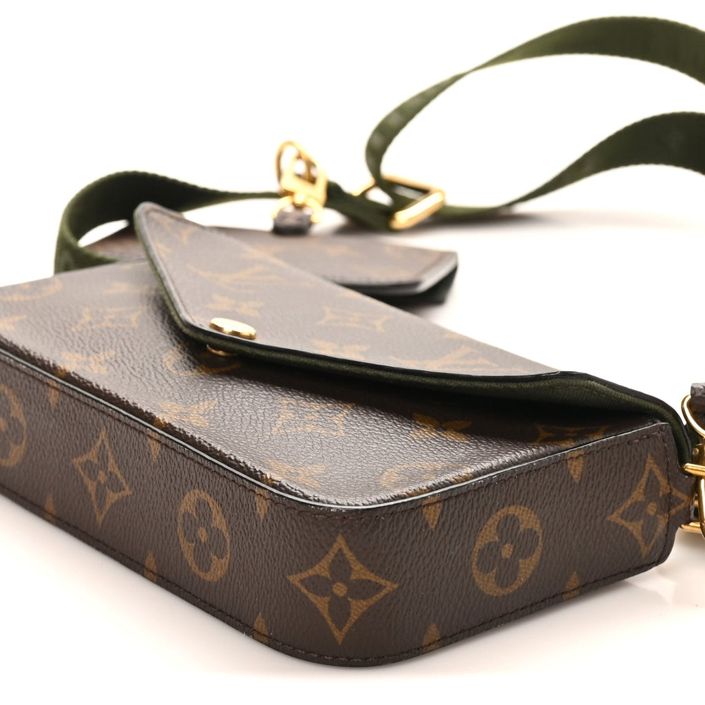 Louis Vuitton Monogram Felicie Strap & Go Kaki